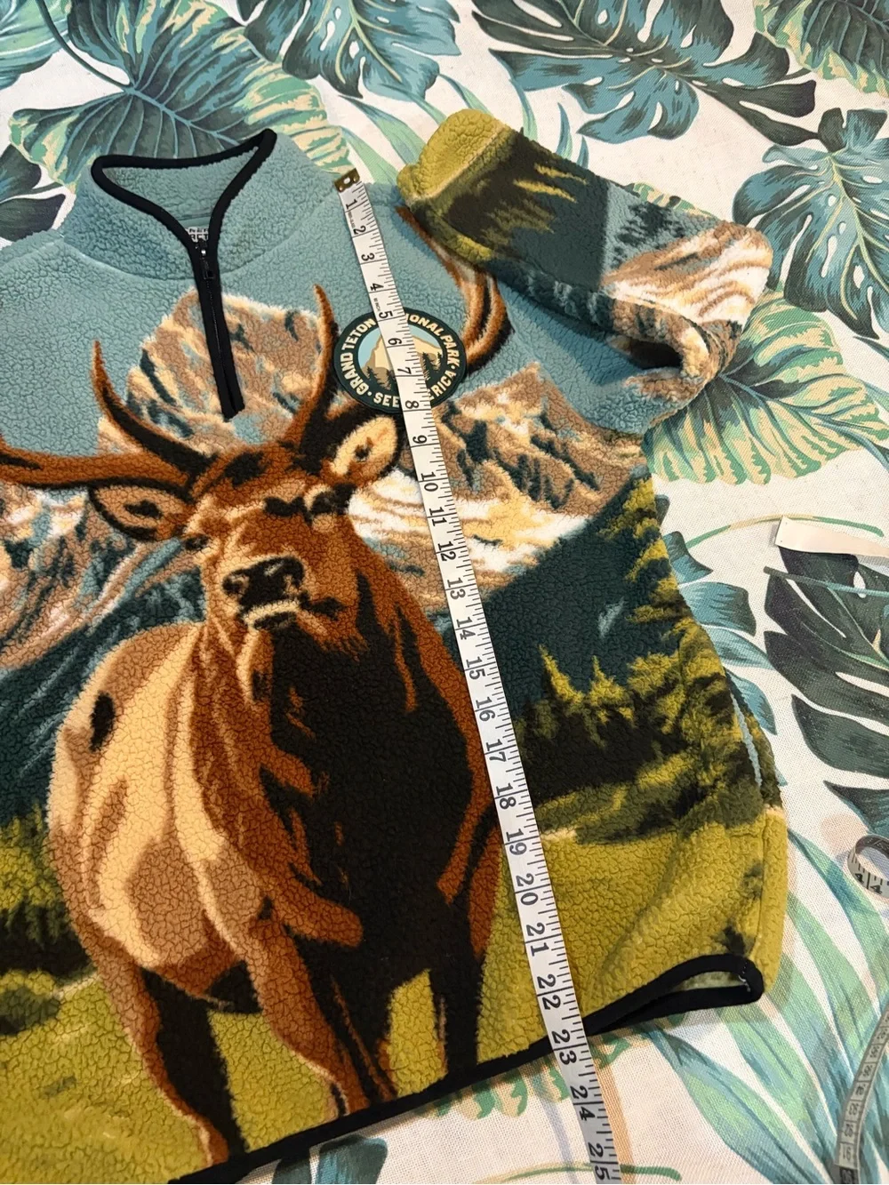 Creative Action Network National Park Deer Buck Pullover Fleece